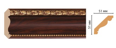Плинтус напольный DECOMASTER 153-1084 ДМ (95*12*2400 мм)
