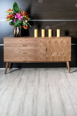 Кварцвиниловая клеевая плитка Alpine Floor EASY LINE ДУБ СНЕЖНЫЙ ECO 3-14