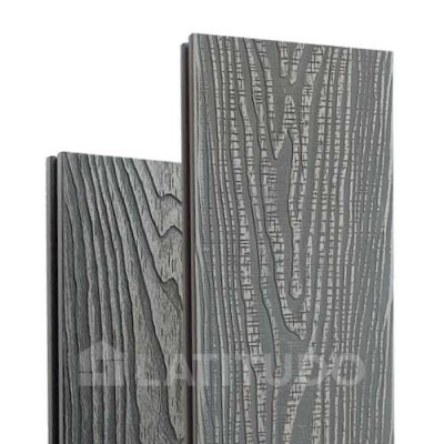 Террасная доска Latitudo 3D-Wood 150х24х3000 Серый