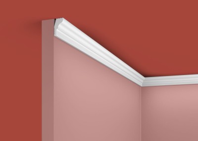 Потолочный плинтус Cosca Decor KX010, 25х15x2000, экополимер