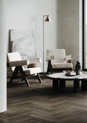 Кварцевый SPC ламинат Home Expert Parquet Design Дуб Макиато 44-5001-3 (400х100х4,5мм)